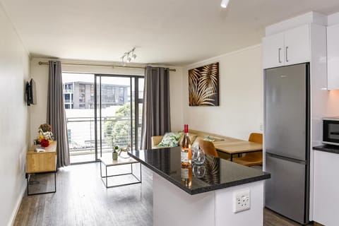 Kitchen or kitchenette, Living room, Dining area