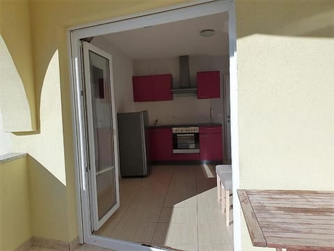 Kitchen or kitchenette, oven, stove