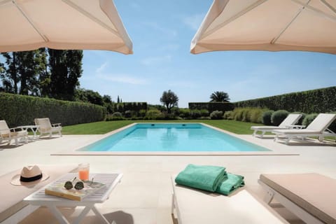 Property building, Living room, Swimming pool