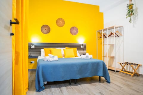 Bed, Photo of the whole room, Bedroom, towels, wardrobe