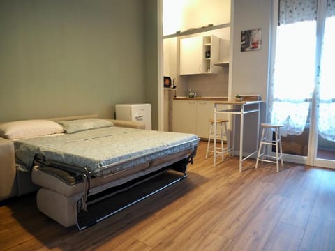 Bed, Kitchen or kitchenette, Photo of the whole room, Bedroom
