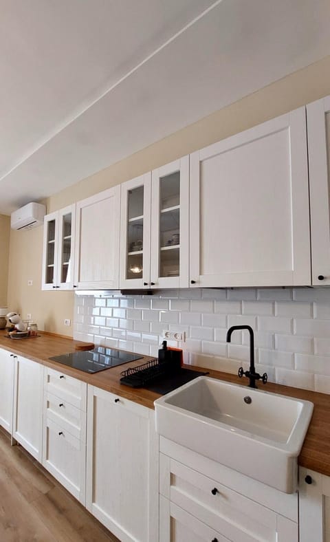 Kitchen or kitchenette, dishwasher