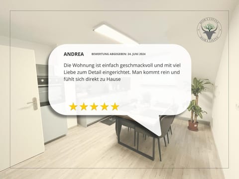 Text overlay, kitchen