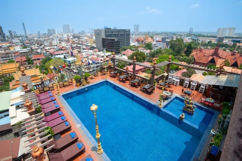 Bird's eye view, Pool view, Swimming pool