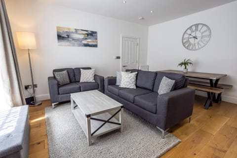 Living room, Seating area, Dining area