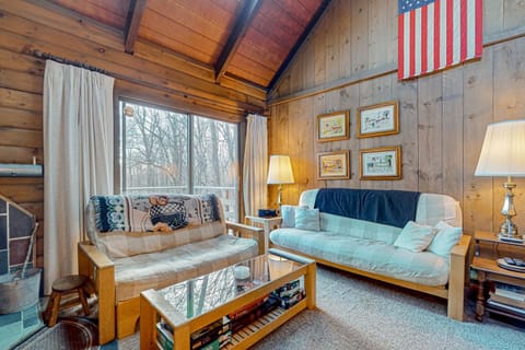 Log Ski Lodge House in Wilmington