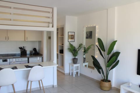 Living room, kitchen