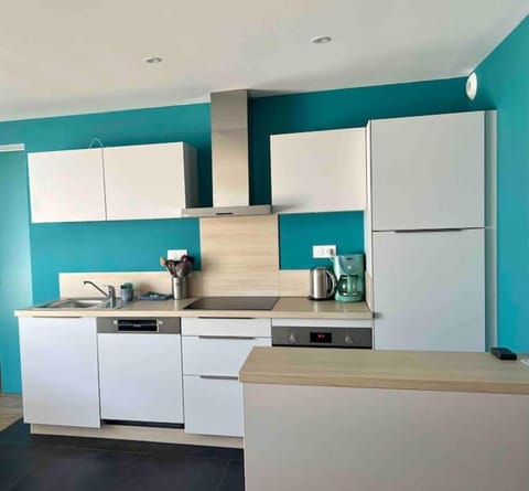 Bellevue - Appartement 60 m2 - 3 ch - vue mer - rénové à Wimereux Plage ! Apartment in Wimereux