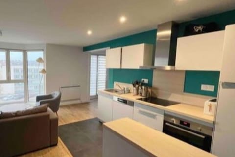 Bellevue - Appartement 60 m2 - 3 ch - vue mer - rénové à Wimereux Plage ! Apartment in Wimereux