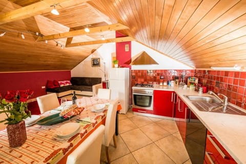 Kitchen or kitchenette, Dining area
