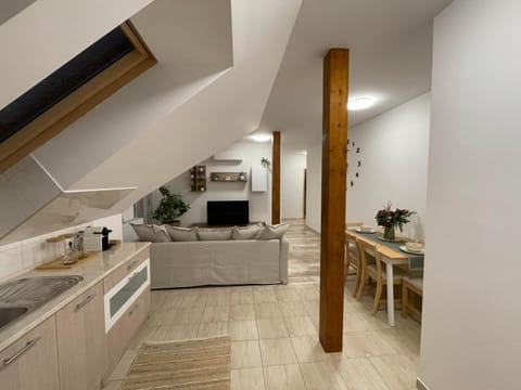Kitchen or kitchenette, Living room, Dining area, minibar, pet friendly, stove
