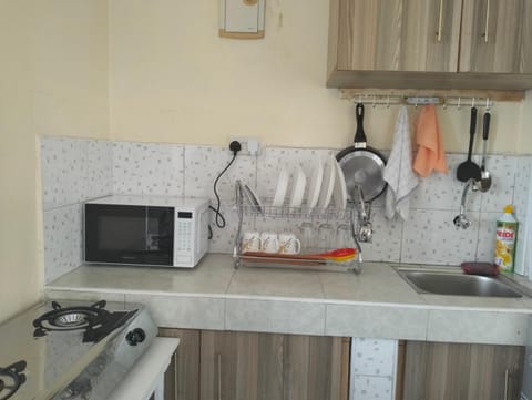 Kitchen or kitchenette, minibar