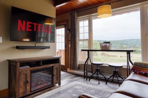 TV and multimedia, View (from property/room), Dining area, fireplace