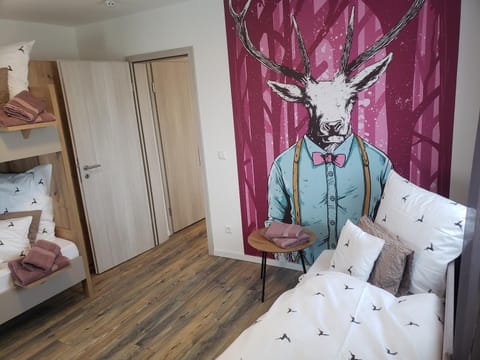 Photo of the whole room, Bedroom, bunk bed
