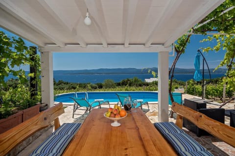 Balcony/Terrace, Dining area, Garden view, Pool view, Sea view