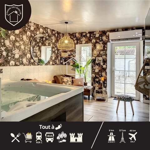 La Romantique des Rois # Jacuzzi # Sauna Villa in Île-de-France