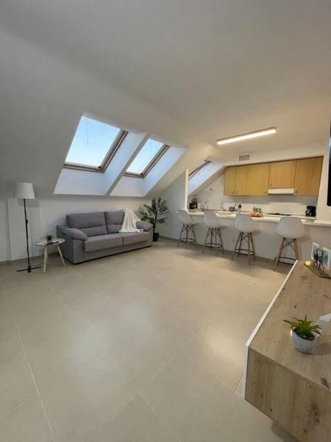 Kitchen or kitchenette, Living room, Dining area