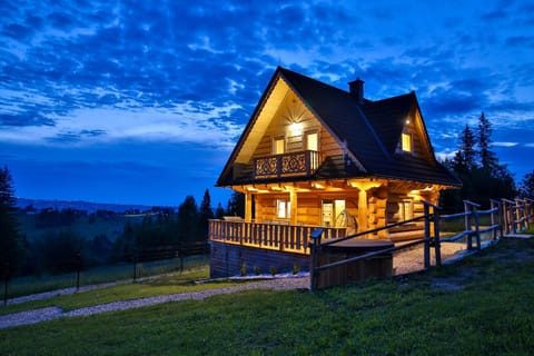 Property building, Night, Garden, Garden view