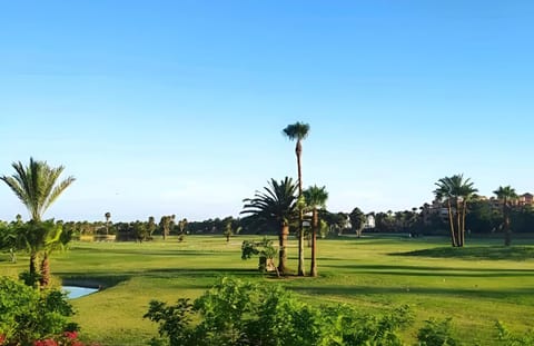 Natural landscape, Garden, Golfcourse, Garden view