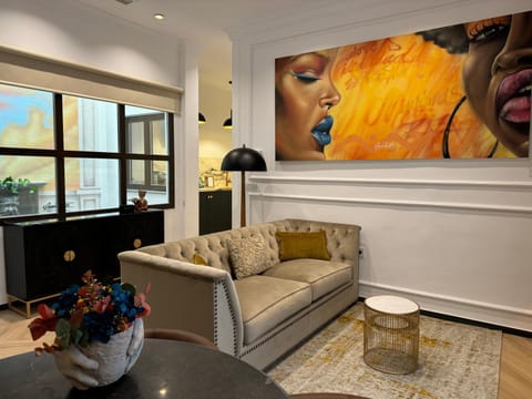Patio, Living room, Inner courtyard view