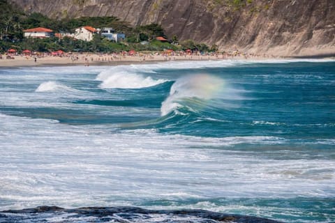 Day, Natural landscape, Beach, Mountain view, Sea view