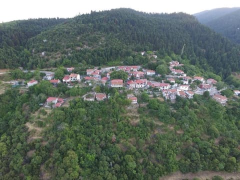 Natural landscape, Bird's eye view, Mountain view