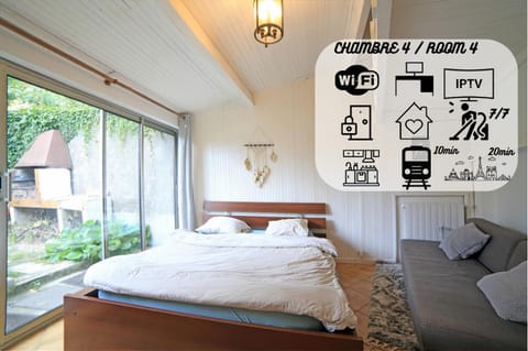 Photo of the whole room, Bedroom