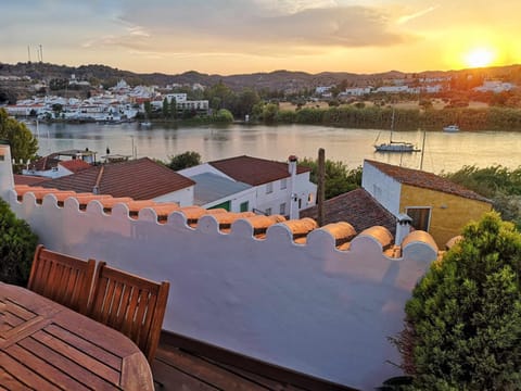 Spring, Natural landscape, Bird's eye view, Solarium, Balcony/Terrace, River view, Sunset