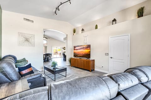 Near Superstition Hiking! Gold Canyon Home with Pool House in Gold Canyon