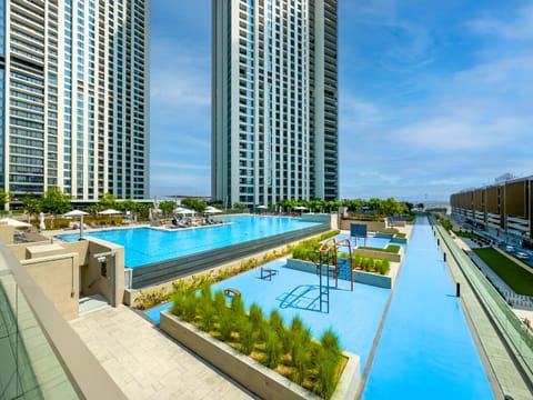 Property building, City view, Swimming pool