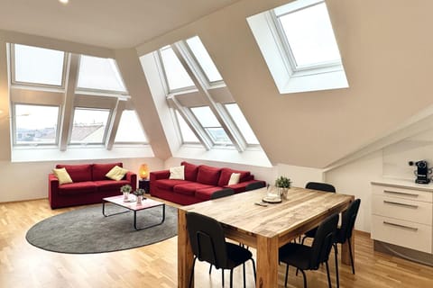 Living room, Seating area, Dining area