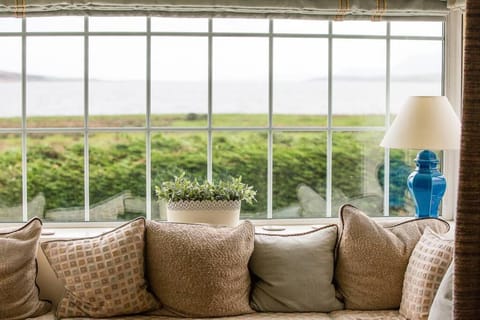Living room, Seating area, Garden view, Sea view