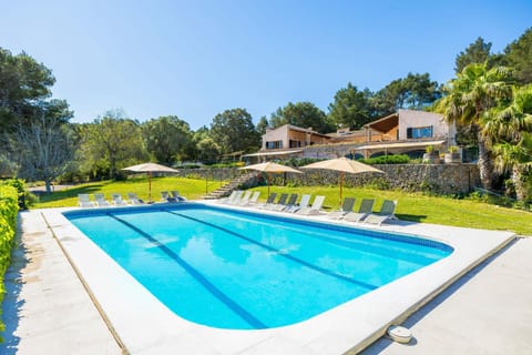Property building, Living room, Swimming pool