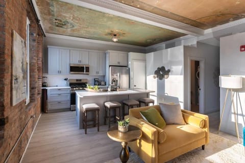 Parlor - Explore OTR and DT from Restored 1894 Italianate Apartment in Over The Rhine