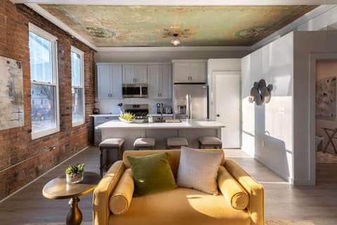 Parlor - Explore OTR and DT from Restored 1894 Italianate Apartment in Over The Rhine