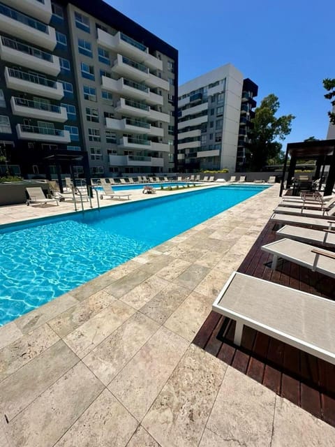 Property building, Pool view, Swimming pool