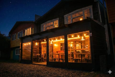 Property building, Facade/entrance, Night, Balcony/Terrace, Lobby or reception