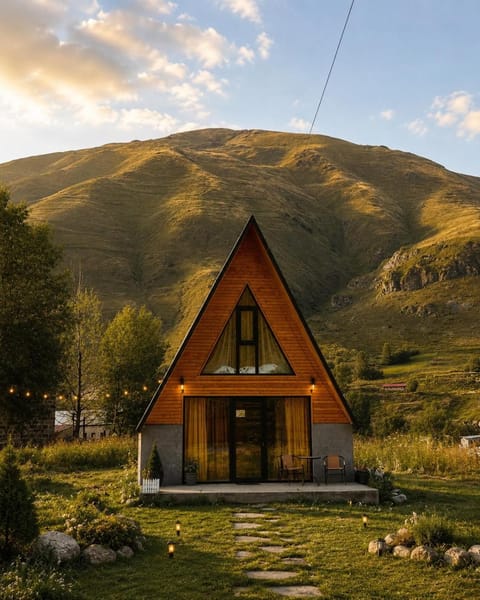 Property building, Nearby landmark, Spring, Day, Natural landscape, Mountain view