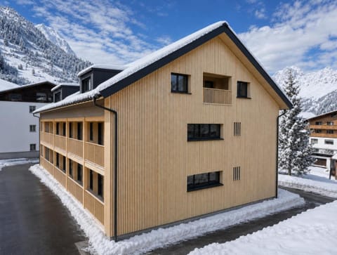 Property building, Natural landscape, Winter, Mountain view