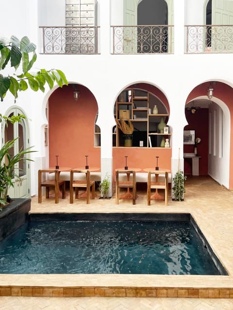 Property building, Patio, Day, Pool view, Swimming pool