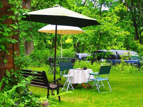 Property building, Garden view