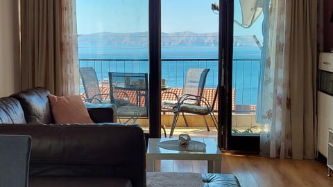 Living room, Seating area, Sea view