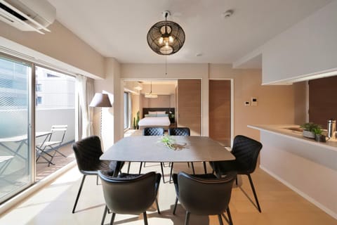 Dining area, air conditioner