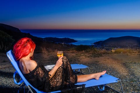 Patio, BBQ facilities, Garden, View (from property/room), Garden view, Mountain view, Sea view