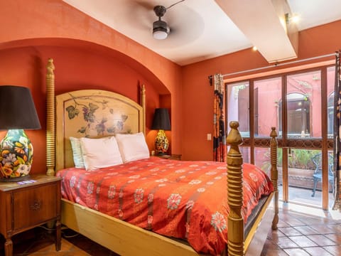 Patio, Bed, Balcony/Terrace, Decorative detail, Bedroom