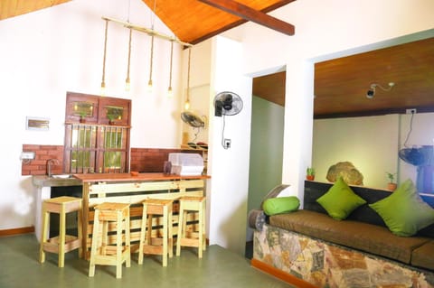 Kitchen or kitchenette, Dining area, fireplace