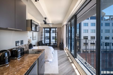 Kitchen or kitchenette, Bedroom