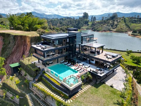 Property building, Bird's eye view, Lake view