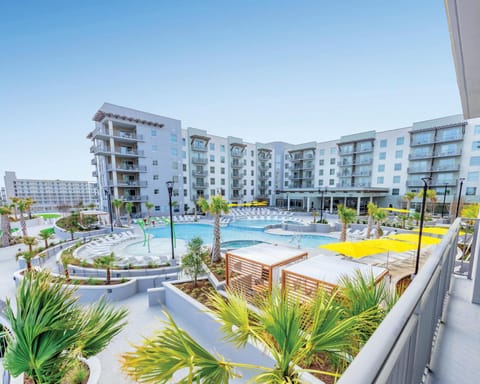Property building, Pool view, Swimming pool