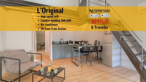 Property logo or sign, Kitchen or kitchenette, Living room, Dining area